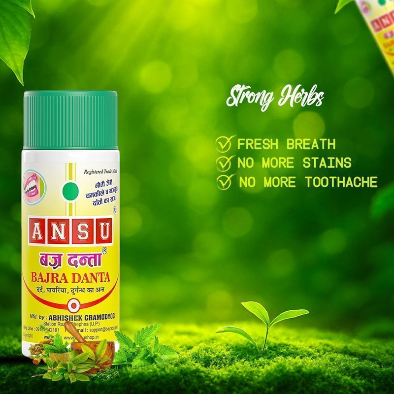 ansu bajradanta Herbal wipe � Salt, Clove, Akarkar & Calcium Rich Teeth Wipe(Pack of5)