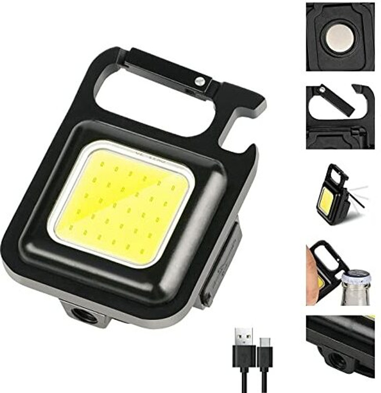 Danlite Tools Technician 3 Lighting Modes Magnetic Keyring LED Torch Keychain Flashlights Smart Sensor Light