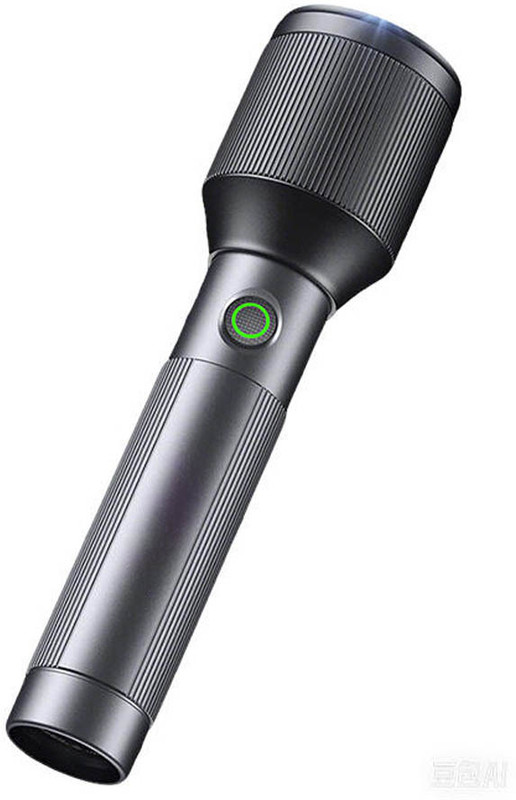 Kay-Joy RL-M12 Rechargeable Laser LED Torch 150W, 3000mAh battery and Type-C Torch(Black, 18.2 cm, Rechargeable)