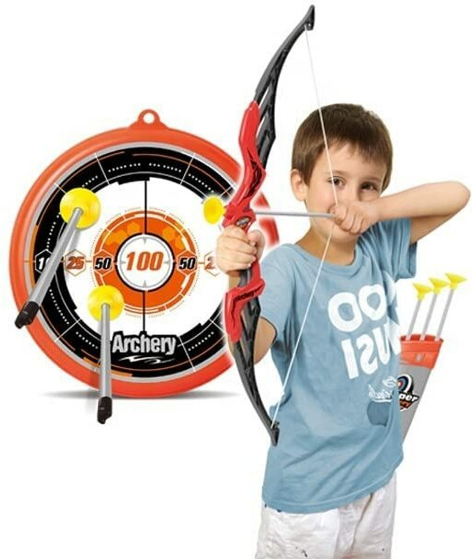 CHARVI ENTERPRISE Archery Target Sport Toy Game Suitable for Kids Recurve Bow Barebow(Multicolor)