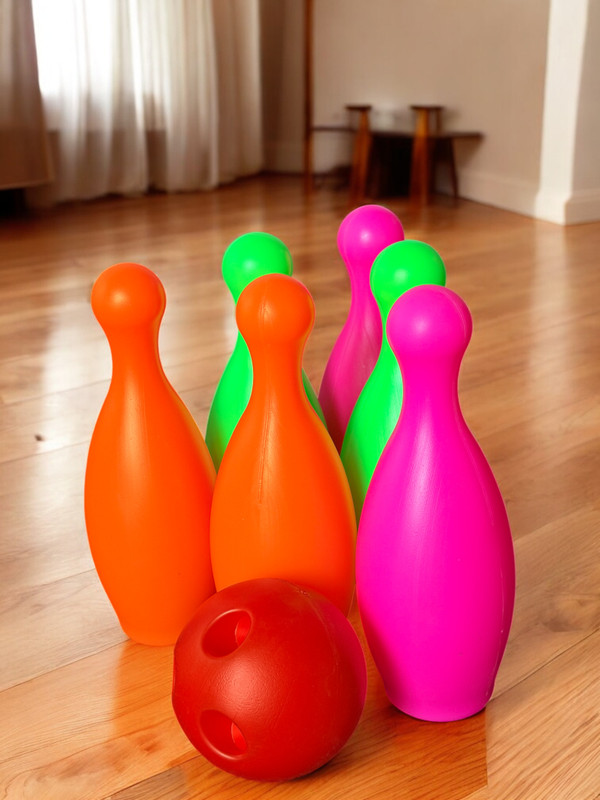 Toyjhar Kids Sports Bowling Set Fun Learning Indoor Activity Game(Multicolor)