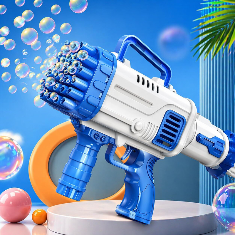 IJAYTOYS Bubble Gun for Kids Bubble Machine Automatic Space Bubble Blower Water Gun(Multicolor)