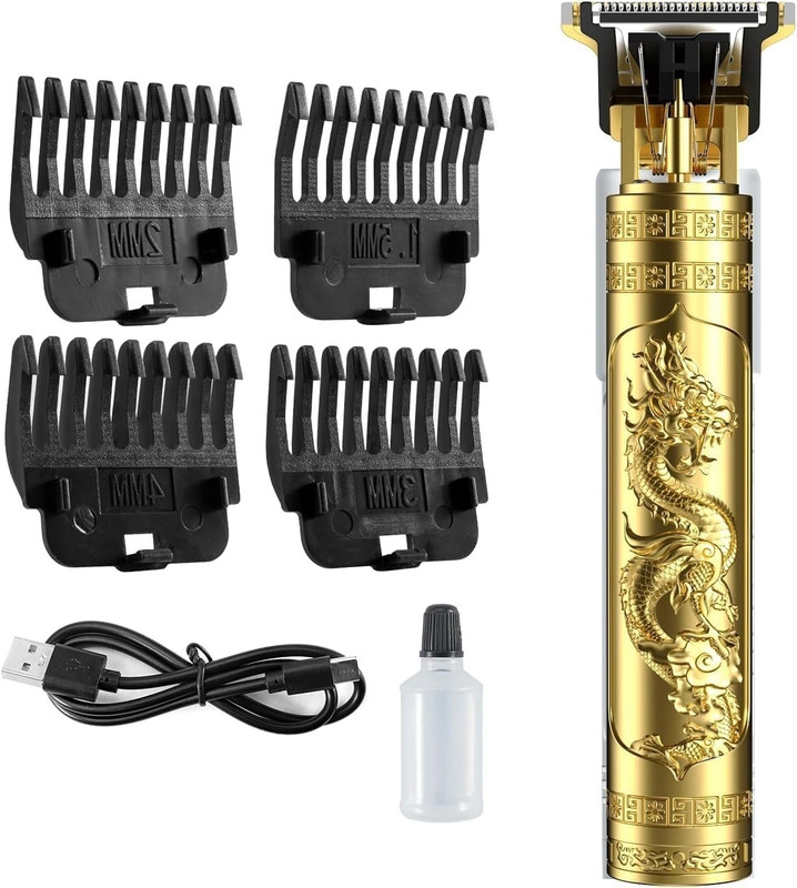Trendy styler Professional MaxtopT99 Rechargeable Cordless Electric Blade Beard Trimmer T114 Trimmer  Runtime: 120 min Trimmer for Men(Gold)