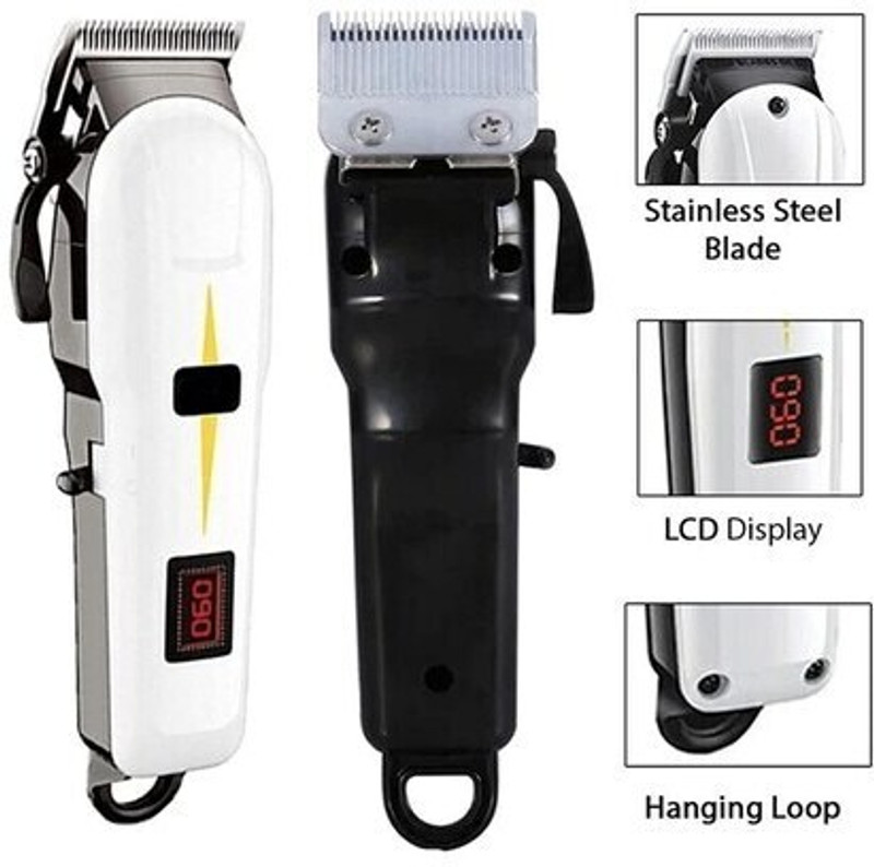 RECHOO 809 TRIMMER RECHARGEABLE BGF White Pet Hair Trimmer