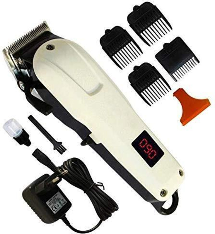 RECHOO TIGER Pet Hair Trimmer Dogs & Cats Grooming Machine Wireless Rechargeable White Pet Hair Trimmer