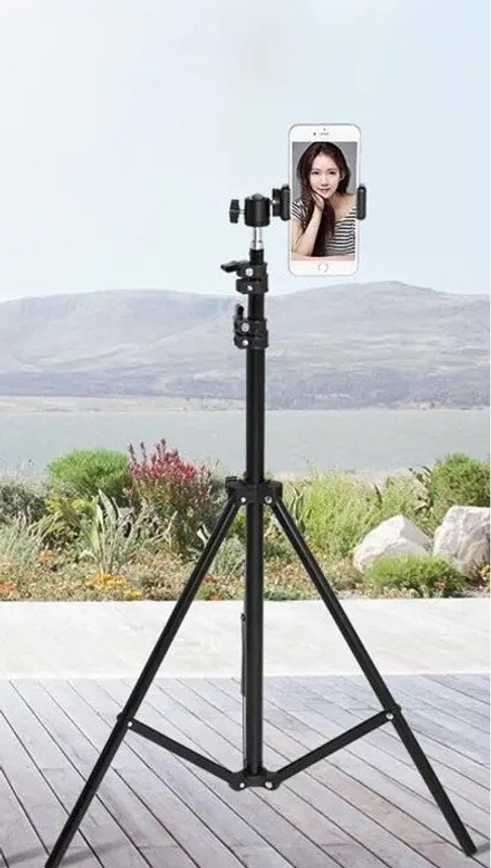 Gentle e kart Professional Adjustable Foldable Portable Metal Tripod Stand for Videos Tripod(Black, Supports Up to 2000 g)