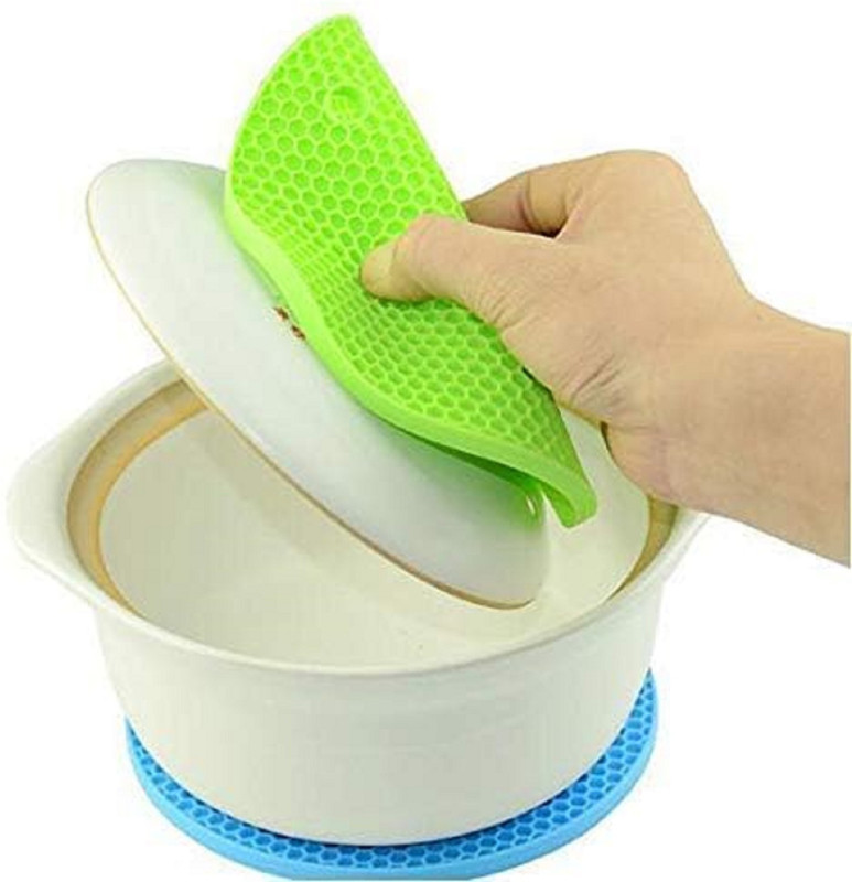 Villwin 3pcs Silicone Round Mat Fine Trivet(Pack of 1)