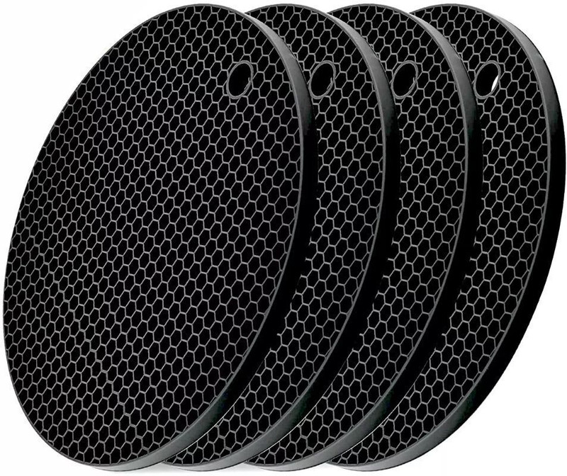 balerion Silicone Trivet Mats - Table Coasters For Hot Utensils SILICONE Trivet(Pack of 4)