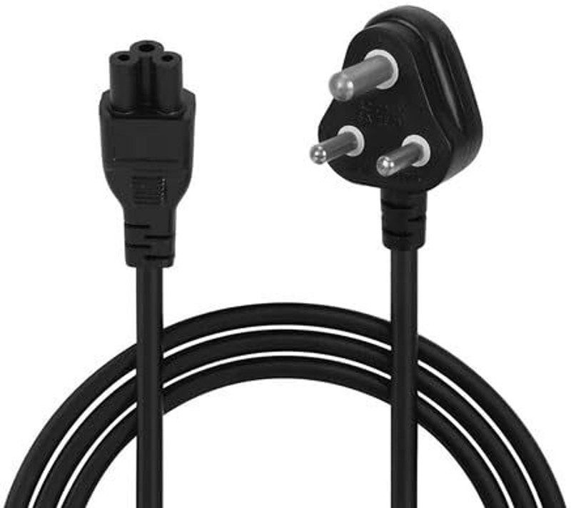 SANEHA TV-out Cable laptop adapter power cable 1.5m(Black, For Laptop, 1.5 m)