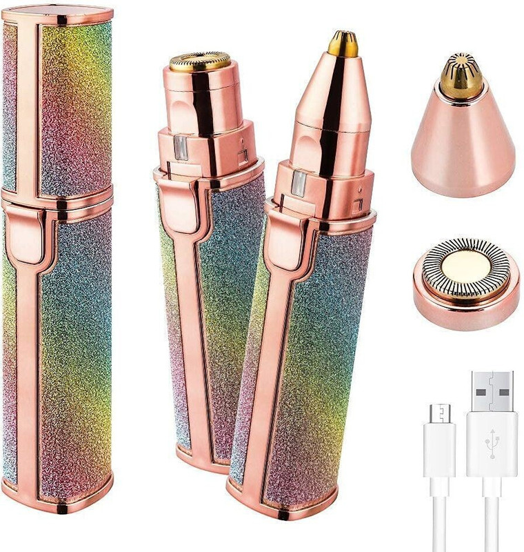 Sarchase Stylish Precision Rainbow Colored Women's Eyebrow Trimmer & Facial Hair Remover