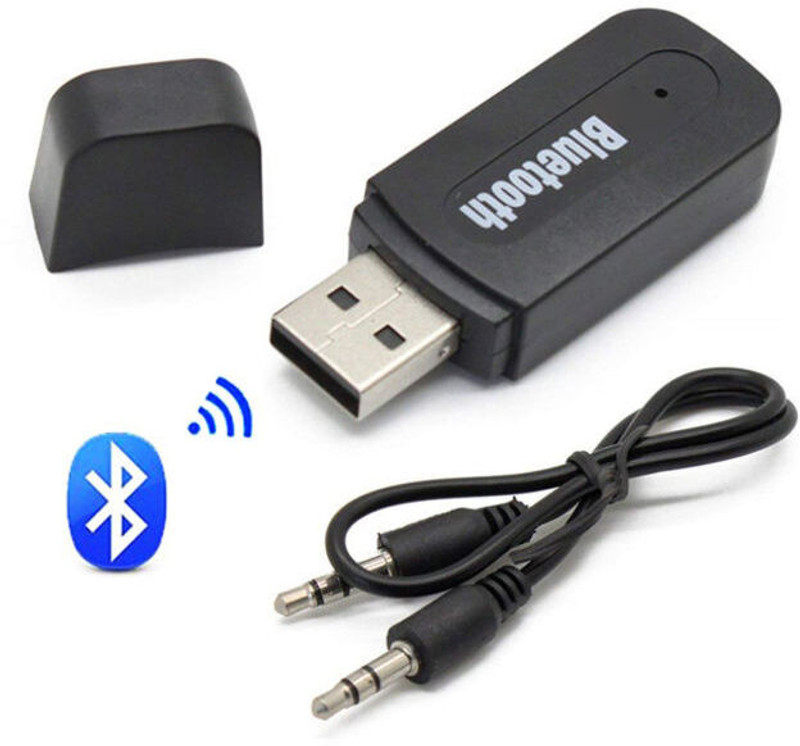 Czech Wireless Bluetooth Receiver Adapter 3.5Mm Aux Audio Music SYG13 SKE-USB Bluetooth AUX Audio Wireless Music Receiver SA13 Laptop Accessory(Multicolor)