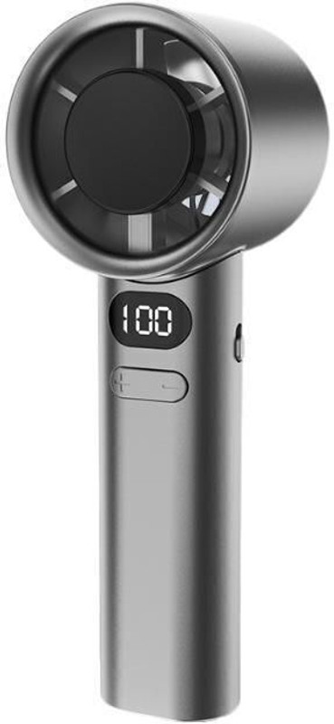 Mobixa Mini Portable Fan Powerful Handheld Fan Portable Digital Handheld Cooling Fan with LED Display USB Fan(Multicolor)