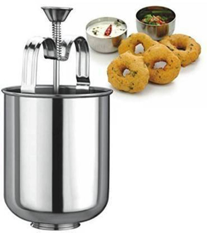 Tapixaa Stainless Steel Durable Mendu Wada Maker With Stand For Home & Hotels (1 Pc) Vada Maker Vada Maker