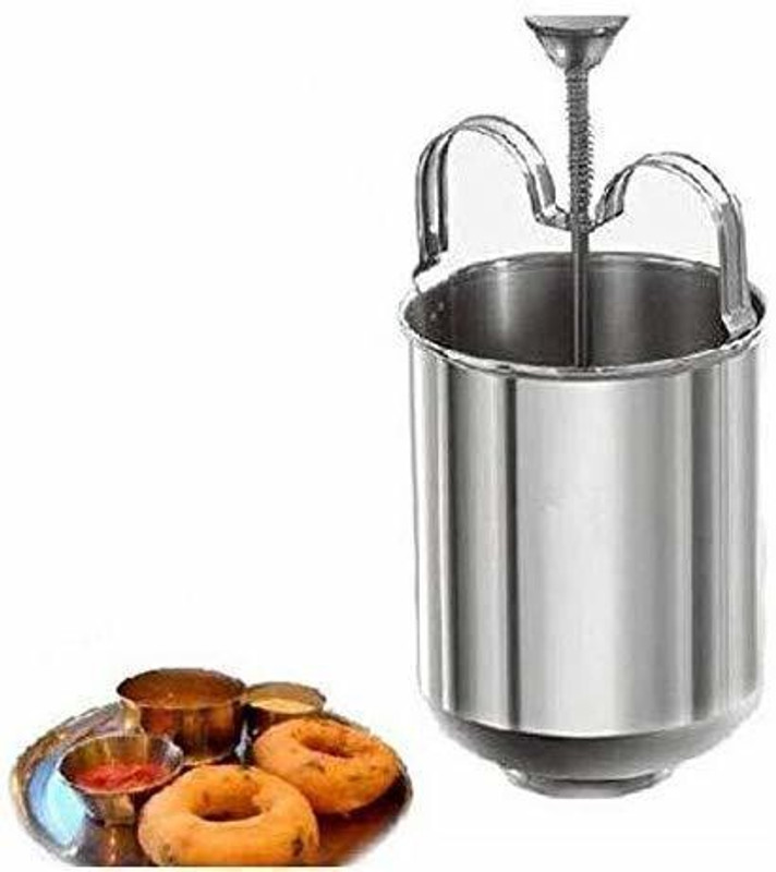 ketipo Stainless Steel Medu Vada Maker with Stand, Vada Maker