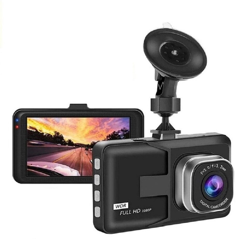 Vinni 2025 1080P Vehicle Blackbox DVR Camcorder Car Camera with 2.4" TFT LCD Screen for Car Sports and Action Camera(Black, 5 MP)