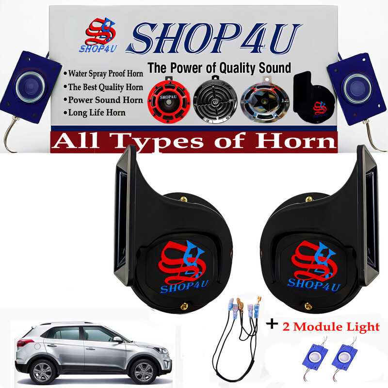 SHOP4U Horn For Hyundai, Hero, Honda, KTM, Yamaha, Royal Enfield Creta, Classic, Splendor