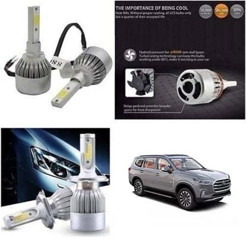 CCE C6 H4 Car Led Headlight Bulb 36W LED Conversion Bulb Universal-61 Headlight Car, Motorbike LED (12 V, 72 W)(Universal For Bike, Universal For Car, Pack of 2)