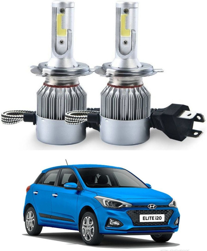 Crum Car C-6 Head Light AL934 Headlight Car LED for Hyundai (12 V, 36 W)(Elite i20, Pack of 2)