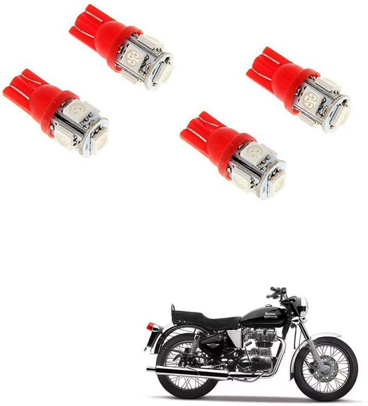 REPLEY parking5led-hh-4pc-red-0x29 License Plate Light Car, Motorbike LED for Royal Enfield (12 V, 55 W)(Bullet 350, Pack of 4)