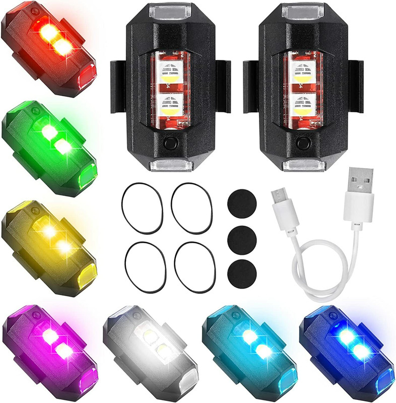 MOBIZAC Shower LED Strobe Light Aircraft Light for Helmet Bike Drone Number Plate Car Shower Laser Light(Ball Diameter: 1 cm)