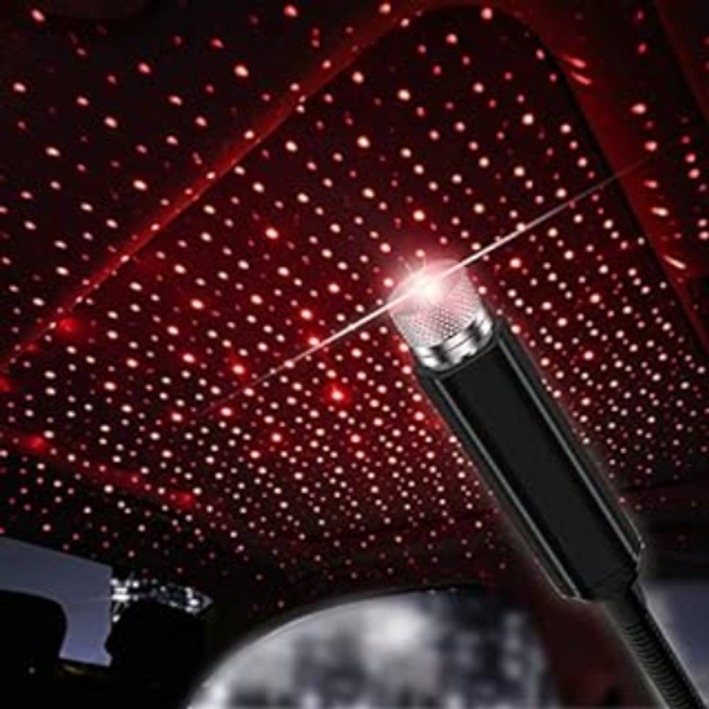 YAROH STA71-R259-Star Light Car Interior Room Light Atmosphere Light Starry Sky Lamp Interior Light Car LED for Indian (5 V, 10 W)(A-Star, Pack of 1)