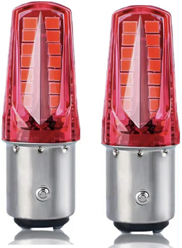 A4S Rear LED Indicator Light for TVS, Suzuki, Bajaj i10, Universal For Bike, Activa 125(Red)