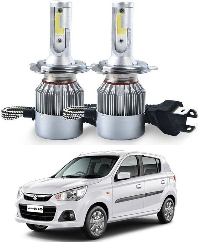 Crum Car C-6 Head Light AL22 Headlight Car LED for Maruti Suzuki (12 V, 36 W)(Alto K10, Pack of 2)