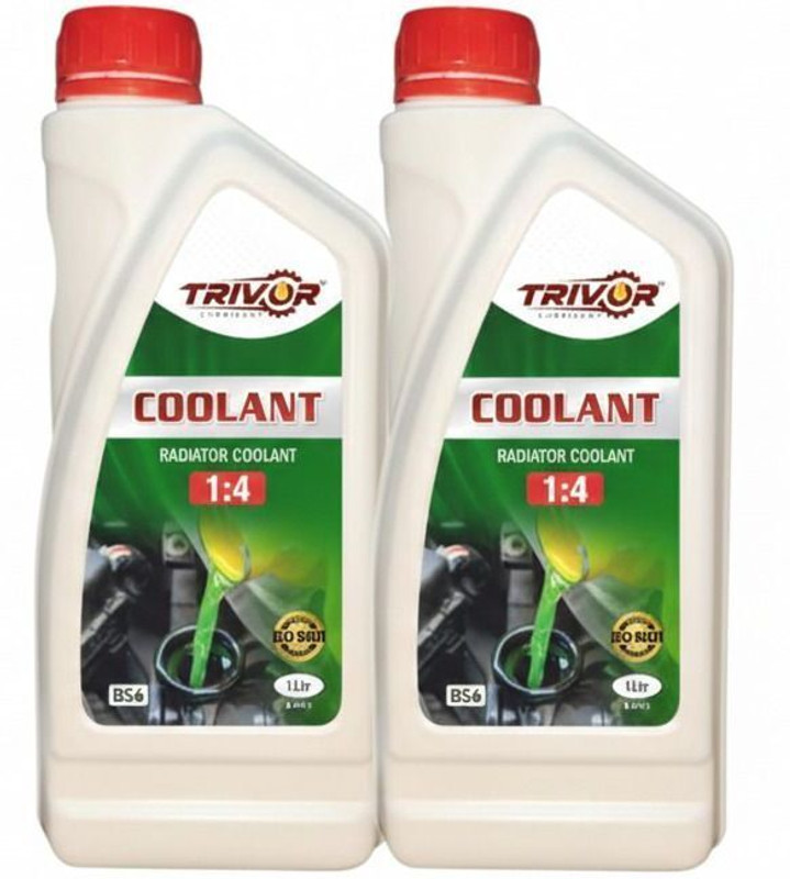 trivor RADIATOR COOLANT SYNTHETIC RADIATOR COOLANT 2 LTR Coolant Green(2 L, Pack of 2)