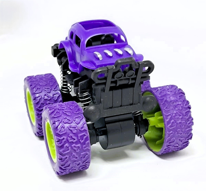 BIGMET 360° Rotating Friction Monster Truck Toy – Set of 2, All‑Terrain Action(Multicolor, Pack of: 2)