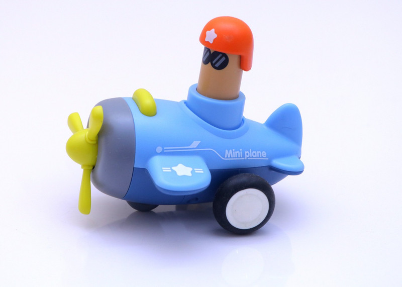 GEENIA PUSH AND GO CUTE TRANSPORT NO BATTERY REQUIRED PLANE For Kids(Pack Of 1) Plane(Dark Blue, Pack of: 1)