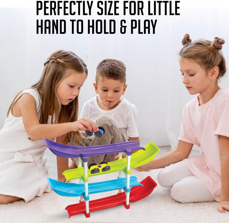 Nafhotoz Ramp Track Car Toy for Early Childhood Learning(Multicolor)