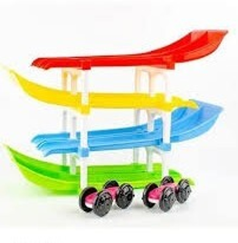 Dorytoys Kids Fun Ramp Track Sliding Car Toy Set(Multicolor)