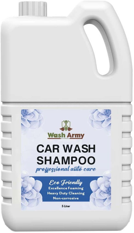 Wash Army Car Wash Shampoo -pH Neutral Soap Formula For Safe, Spot Free Cleaning Car Washing Liquid(5000 ml)