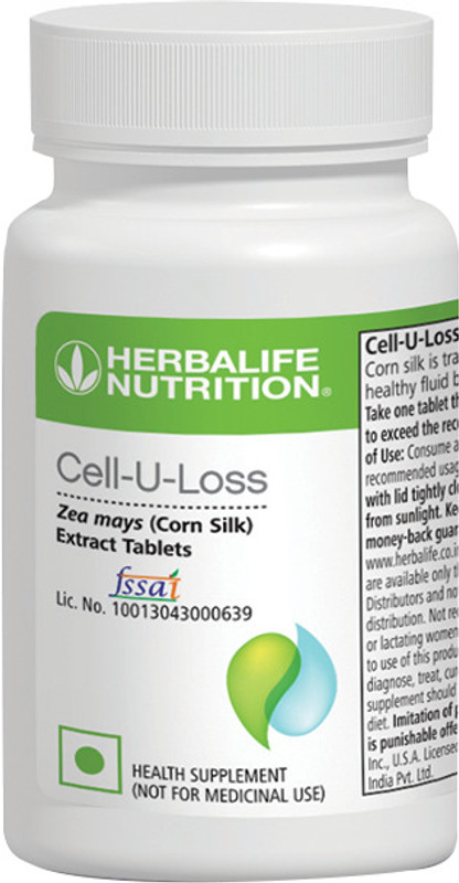 Herbalife Nutrition Cell-U-Loss Tablet with Corn Silk Extract for fat Loss (90 Tablets) UNFLVORED Tablet(90 No)