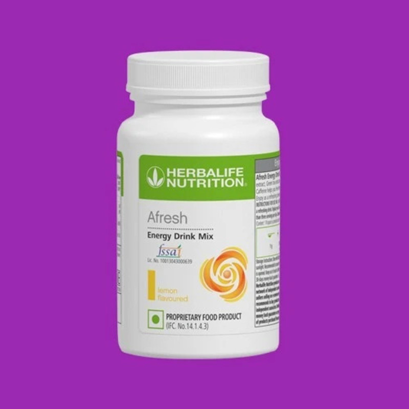 Herbalife Nutrition PACK ONE AFRESH ENERGY DRINK DRINK MIX LEMON FLAVOUR 50GM(50 g)