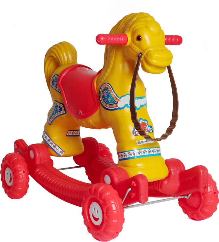 theuniqestore 2-in-1 Walker(Yellow, Red)