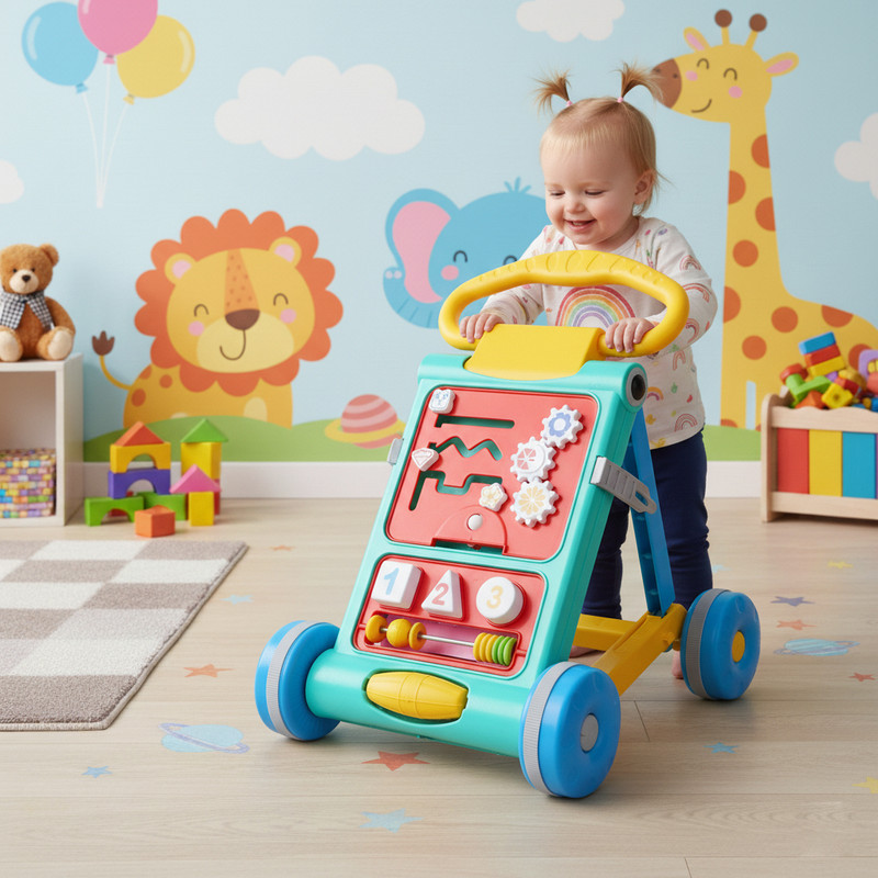 baby tone Walkify Pro Activity Musical Walker, 6-18 months(Multicolor)