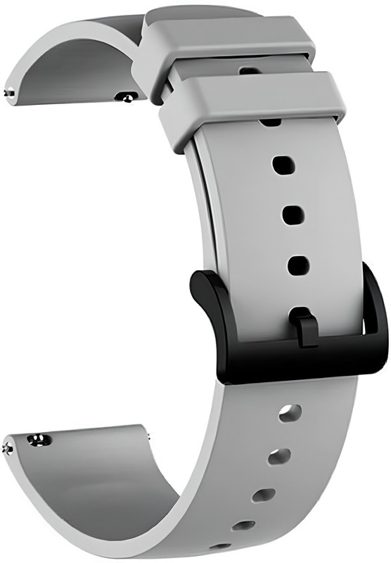TRENDINGVIEW 22mm Silicone classic Watch Strap (check model list image and description) 22 mm Silicone Watch Strap(Grey)