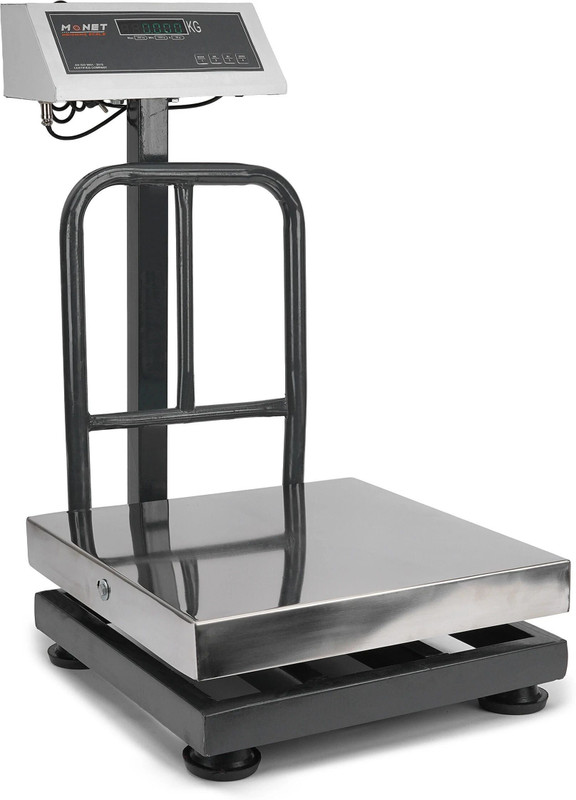 ARYA 200kg - 16*16 inch / 400*400 mm Stainless Steel Platform Scale Weighing Scale(Grey, Steel Grey)