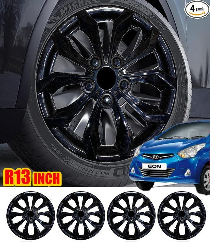 Ddashify NOEM Standard Wheel Cover Hubcap Universal for Car -173 Wheel Cover For Hyundai Eon(13.0 inch)