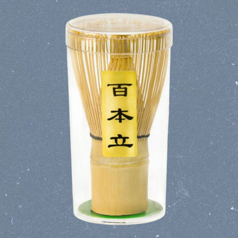 Jrvent Traditional Matcha Whisk with Tapered Tines for Easy Use Bamboo Balloon Whisk