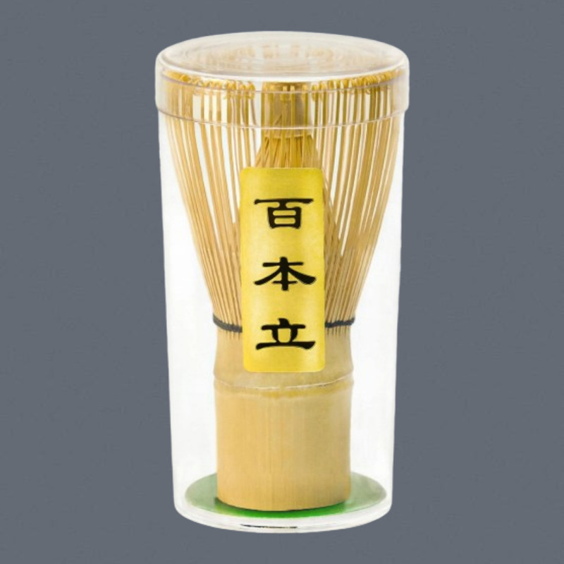 Sueriv Professional Bamboo Whisk for Whisking Finely Ground Tea Bamboo Balloon Whisk