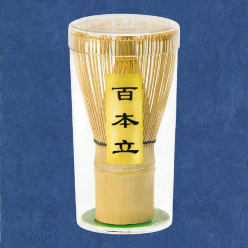 Sueriv Natural Bamboo Whisk for Whisking Unsweetened Matcha Powder Bamboo Balloon Whisk