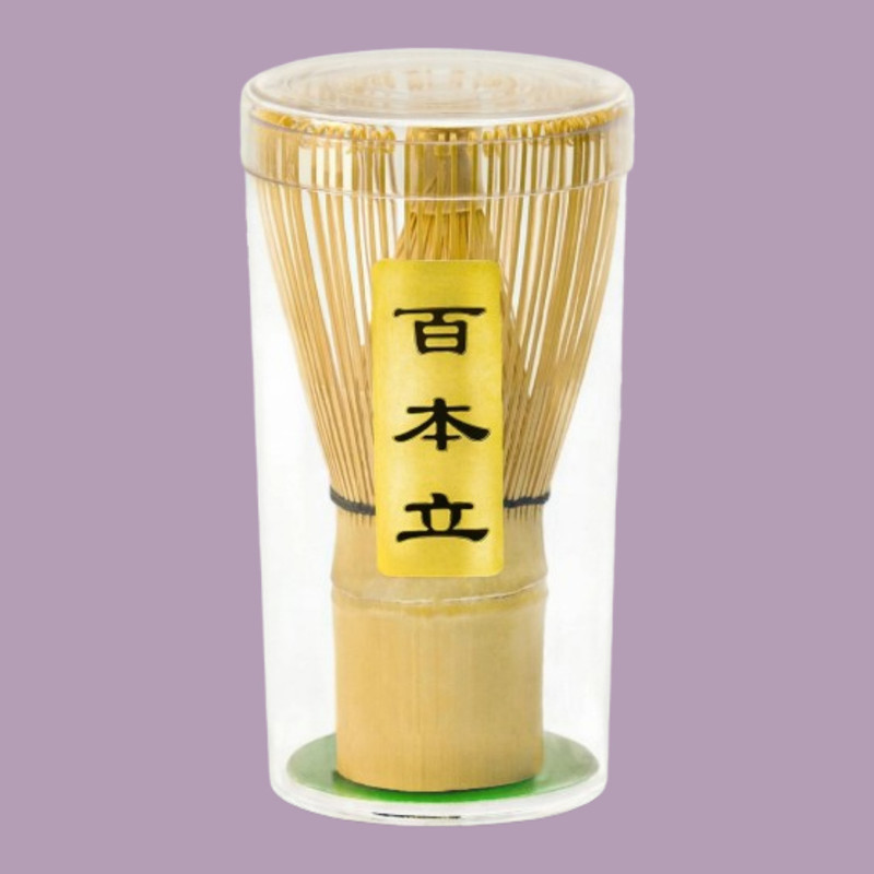 Sueriv Traditional Whisking Tool for Achieving Thick Creamy Tea Lather Bamboo Balloon Whisk