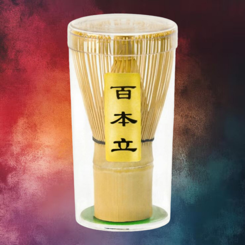Jrvent Traditional Matcha Whisk for Whisking Smooth Green Tea Bowls Bamboo Balloon Whisk