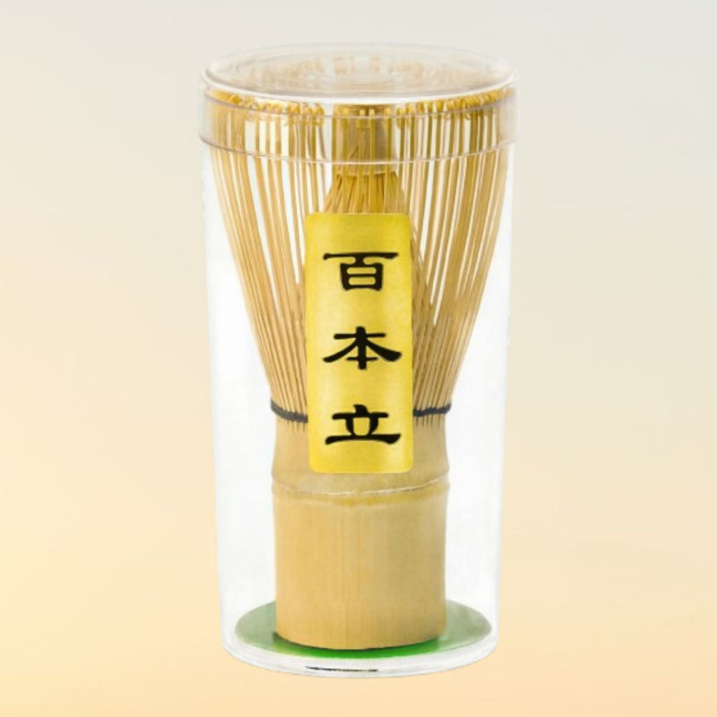 Jrvent Professional Grade Bamboo Whisk for Intensive Daily Tea Brewing Bamboo Balloon Whisk