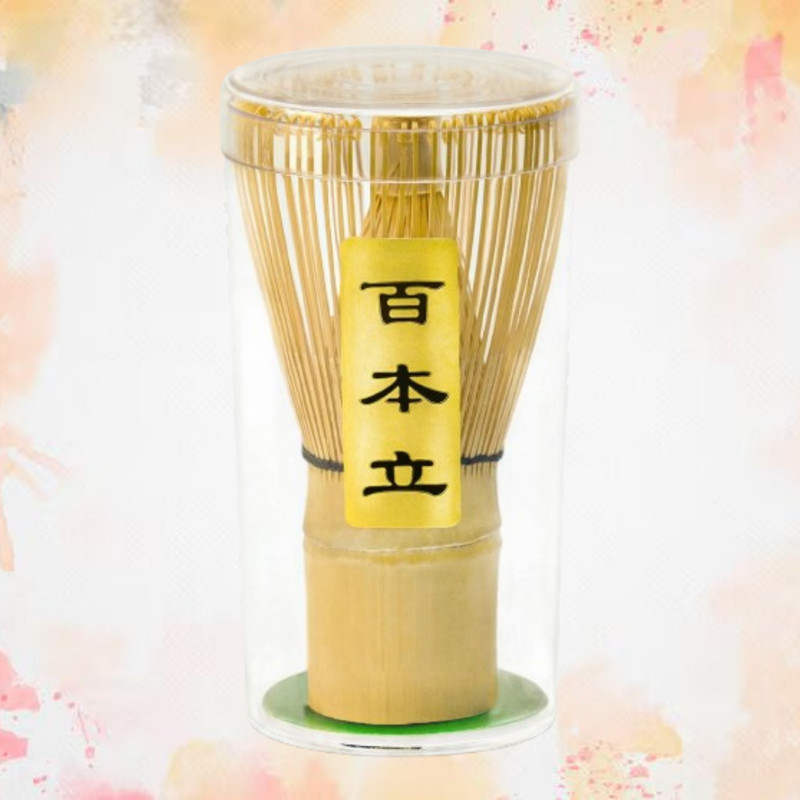 Jrvent Professional Sifting Whisk for Achieving Silky Matcha Texture Bamboo Balloon Whisk