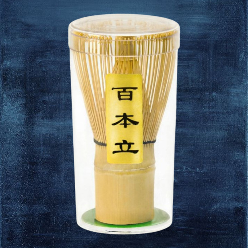 Jrvent Authentic Matcha Stirring Tool for Home-Brewed Green Tea Lattes Bamboo Balloon Whisk