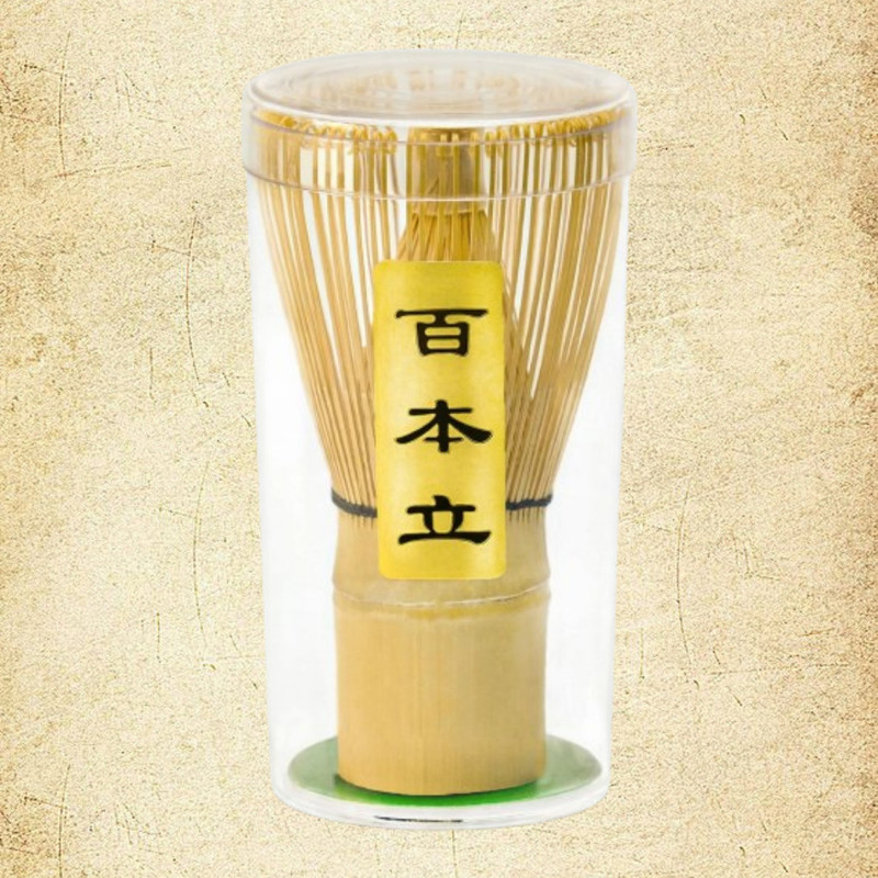 YJENTERPRISE Professional Bamboo Chasen Whisk for Ceremonial Green Tea Prep Bamboo Balloon Whisk