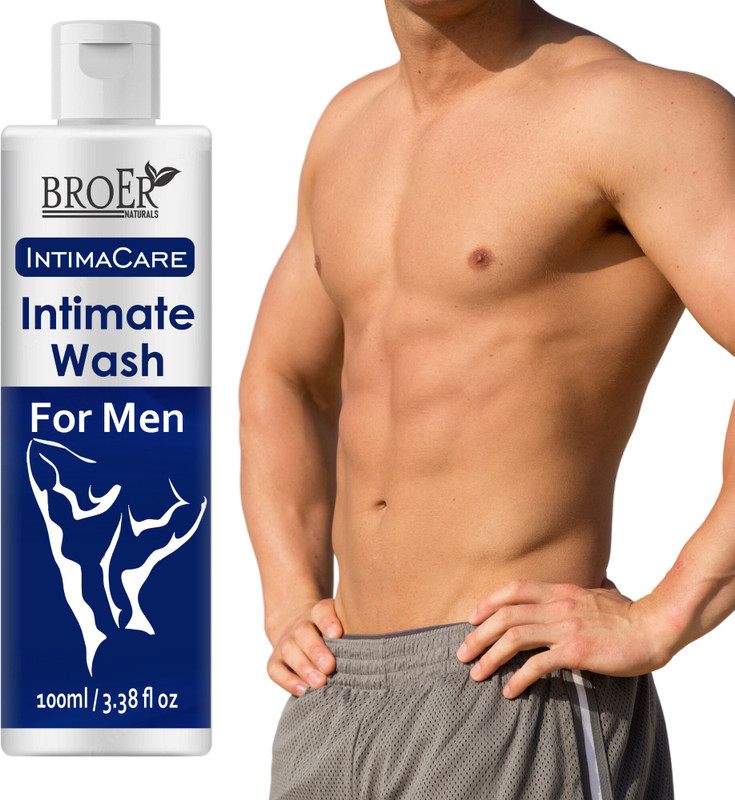 BROER IntimaCare Intimate Wash for Men | pH Balanced Hygiene & Odour Control Intimate Wash(100 ml, Pack of 1)